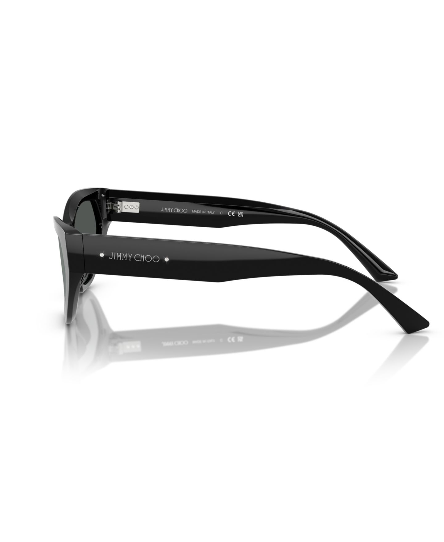 Женские солнцезащитные очки Jimmy Choo Sunglasses JC5022B, цвет: Чёрный — фото 3