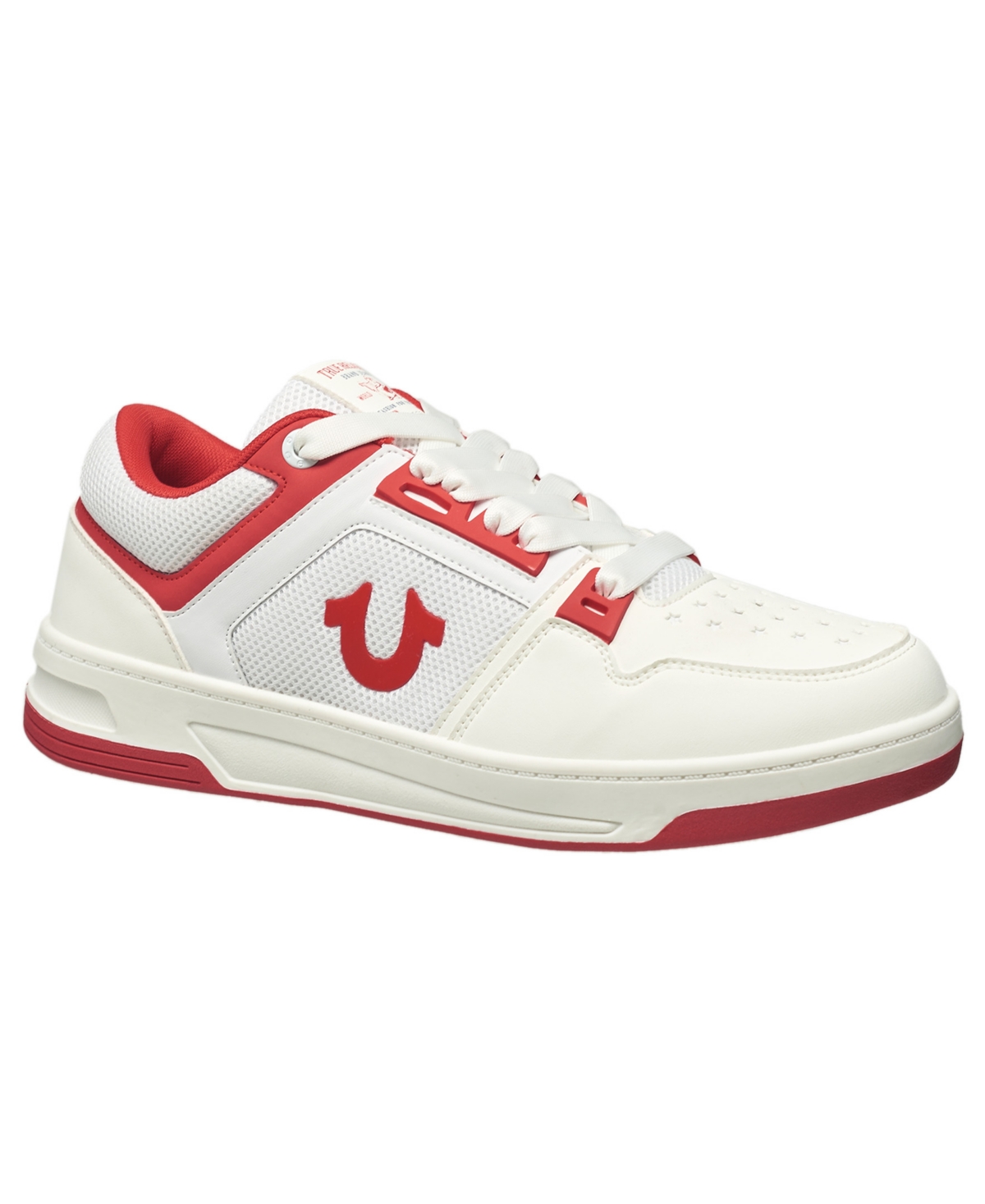 Men's Trey Mesh Court Sneaker - White black