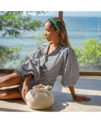 Off White NAGA Macrame Bucket Bag