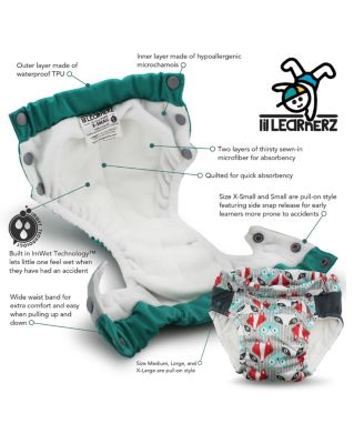 Kanga Care Toddler Lil Learnerz 2.0 Reusable Toilet Training & Swim Pants