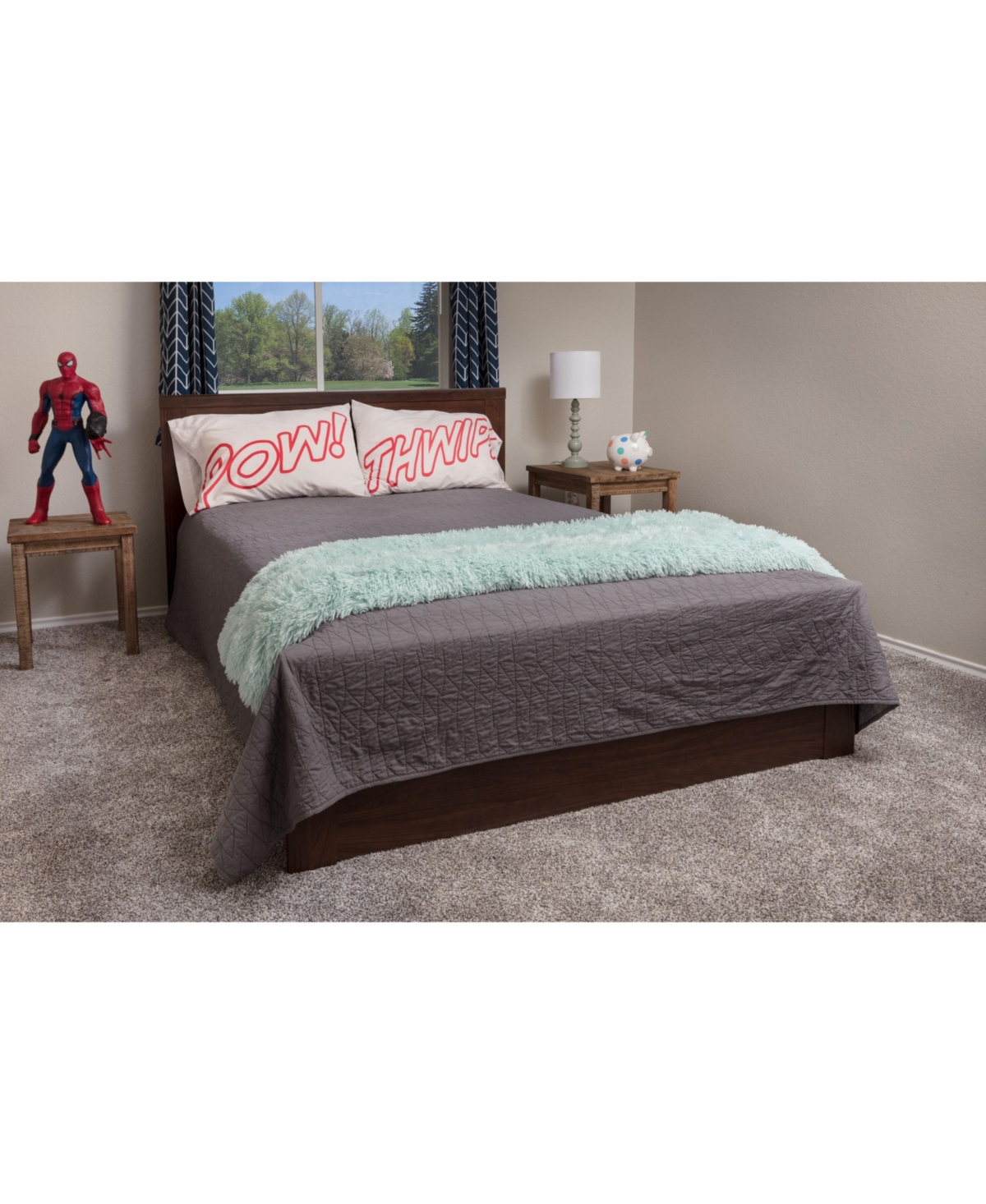 Chanasya Premium Wolf Faux Long Fur Blanket - Soft, Fuzzy Blanket - For Bed or Couch - 50