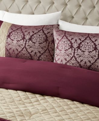 Lily Jacquard 6-Pc. Comforter Set, Full/Queen
