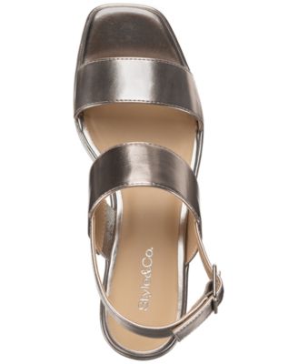 Women's Ardenn Double-Strap Wedge Sandals, Created for Macy's