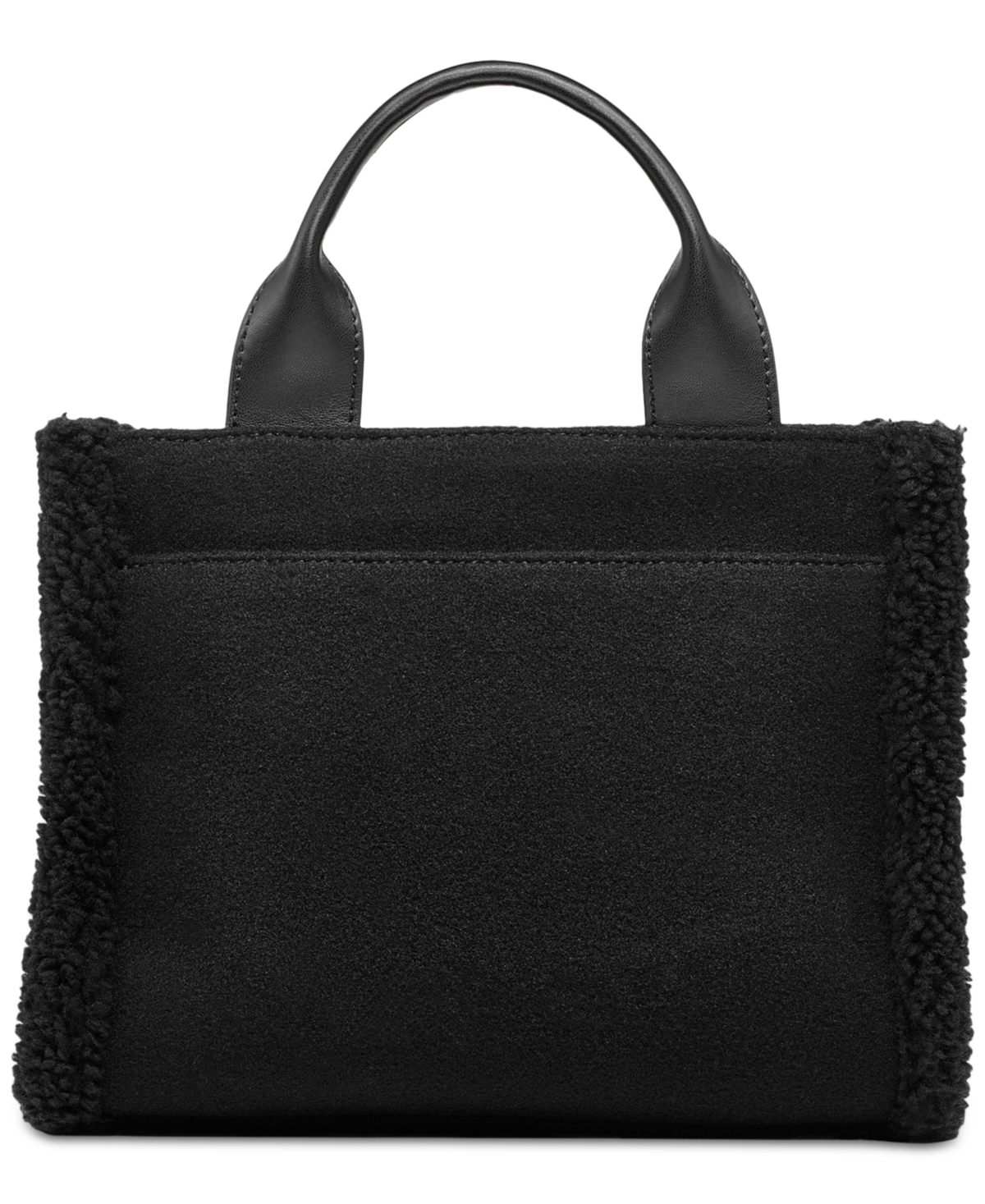 Dkny Hadlee Medium Sherpa Tote -silver
