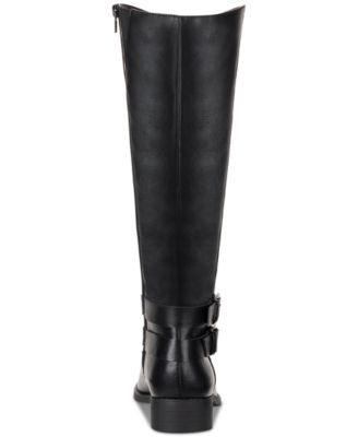 Women's Maliaa Wide-Calf Buckled Riding Boots, Created for Macy's