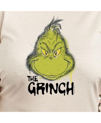 Plus Size Grinch Face Graphic Pullover T-shirt