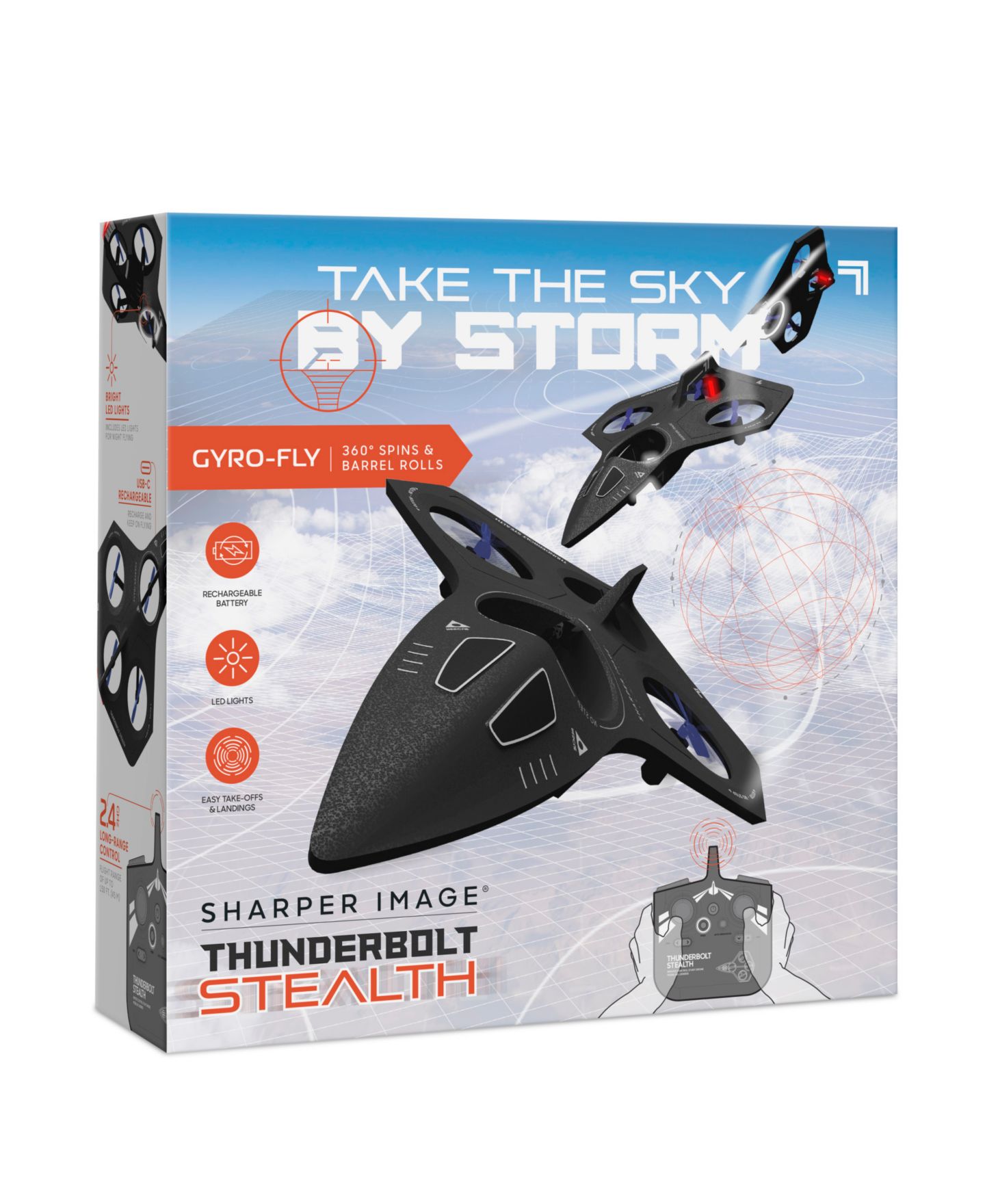 Детская игрушка Sharper Image Thunderbolt Stealth Drone — фото 7