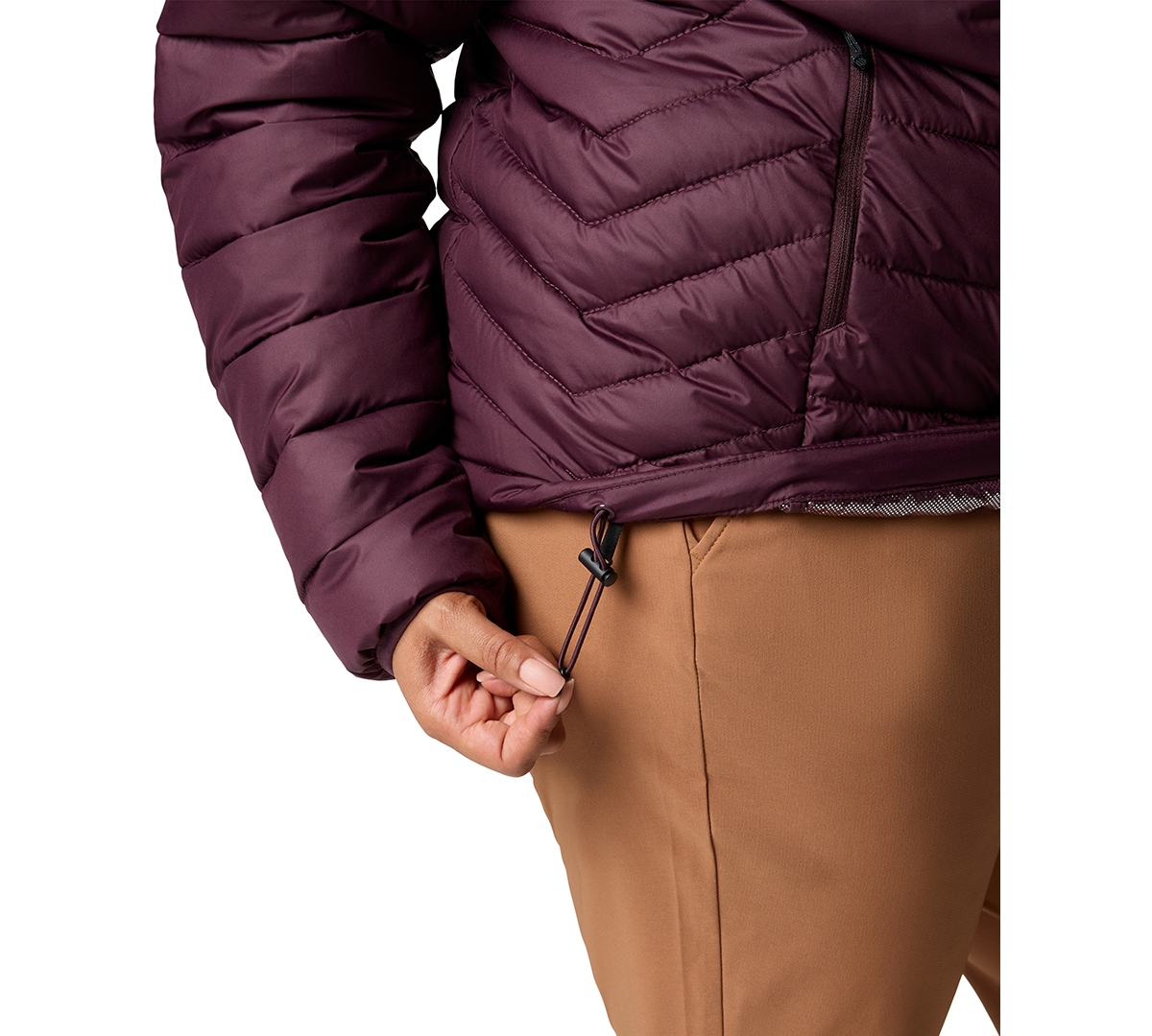 Columbia Plus Size Powder Lite Ii Full Zip Insulated Jacket In Moonvista