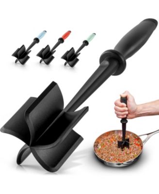 Stainless Steel Meat Chopper – Ground Beef & Hamburger Smasher Too