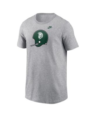 Big Boys and Girls Heather Gray Michigan State Spartans Helmet T-Shirt