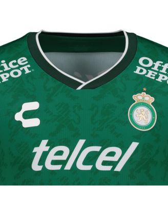 Men's Green/White Club Leon 2024/25 Home Authentic Jersey