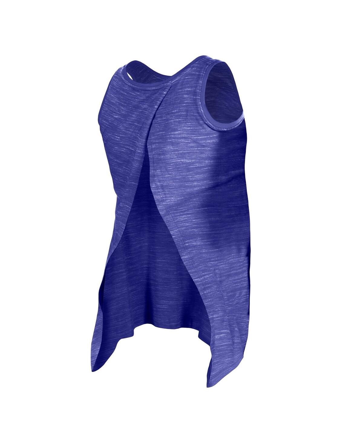 NEW ERA WOMEN'S PURPLE BALTIMORE RAVENS SPACE DYE ACTIVE TANK TOP 