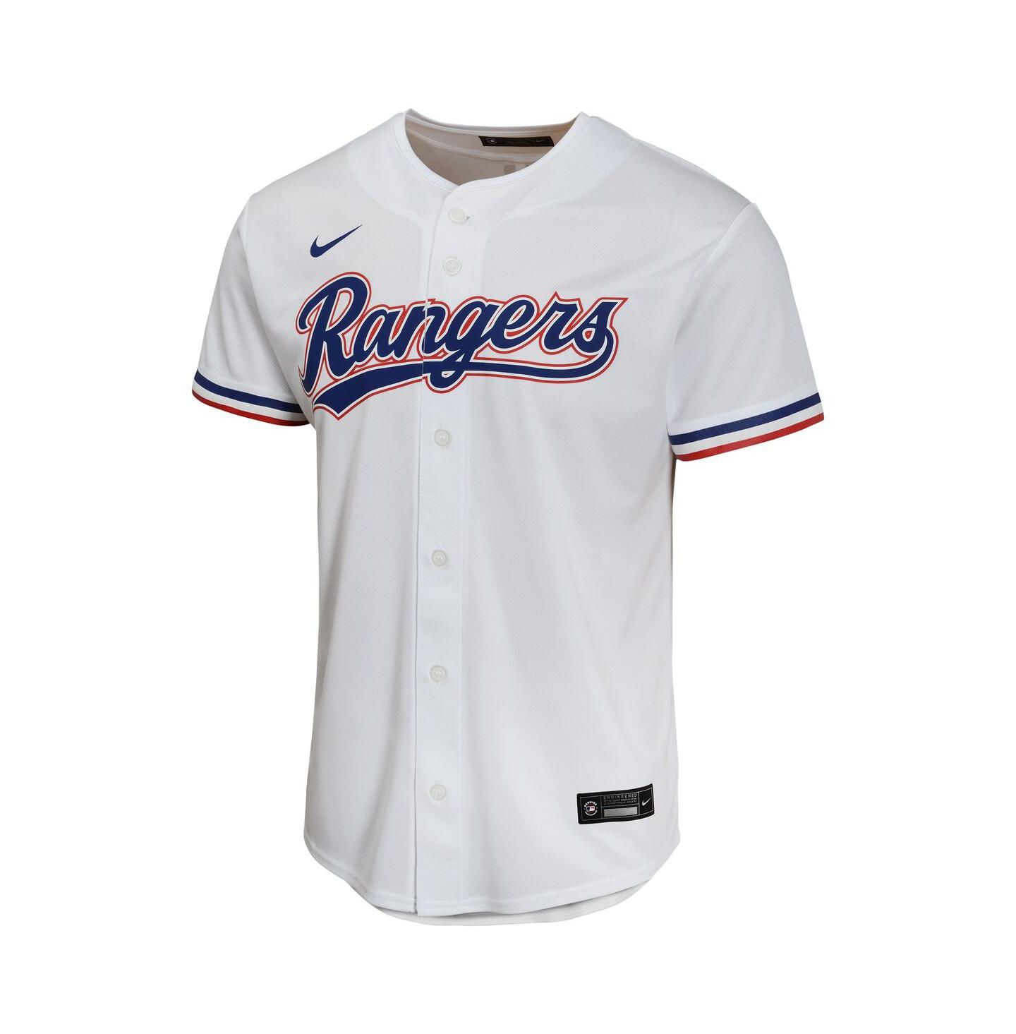 Детский топ Nike Jacob deGrom White Texas Rangers Home Game Player Jersey — фото 2