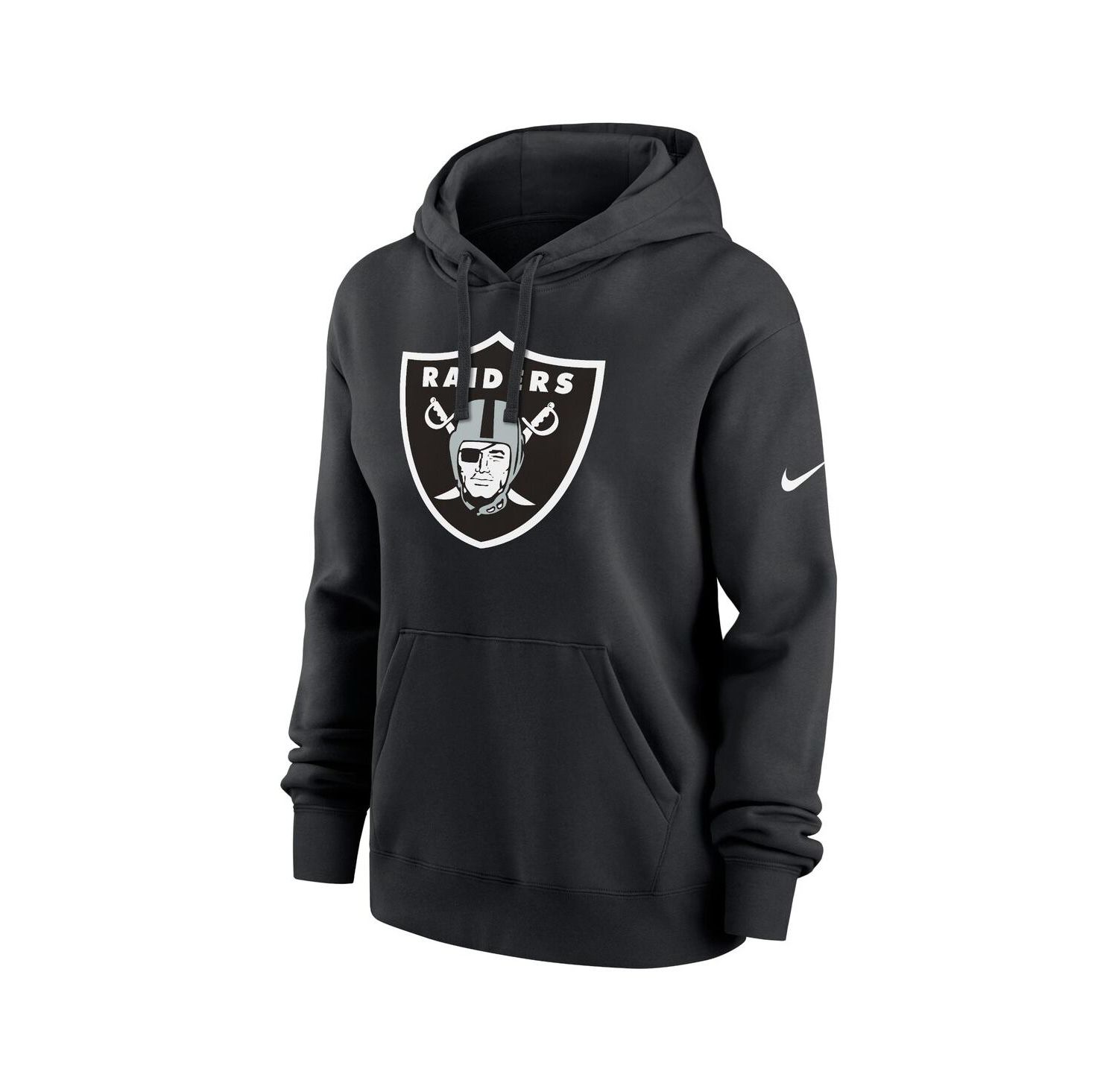 Women's Black Las Vegas Raiders Club Fleece Pullover Hoodie