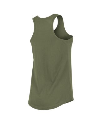 Women's Olive San Francisco Giants Armed Forces Day Tank Top