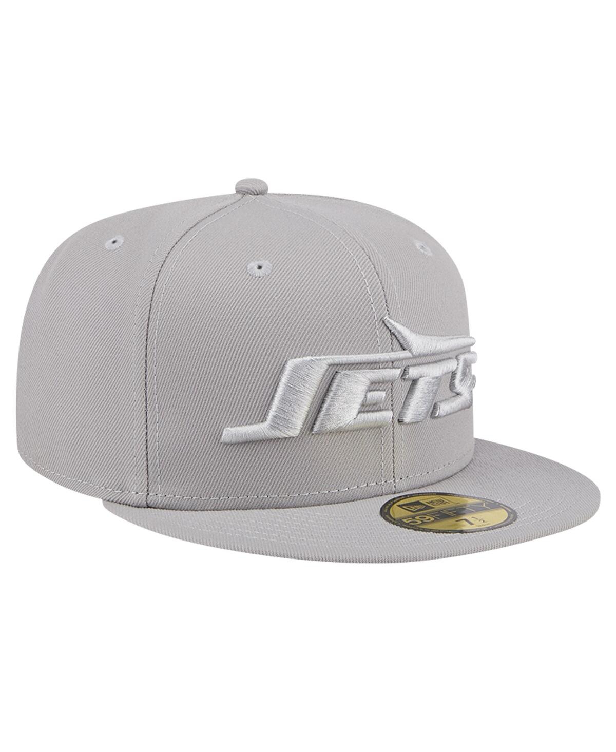 New Era Men'sNew York Jets Color Pack 59FIFTY Fitted Hat - Gray