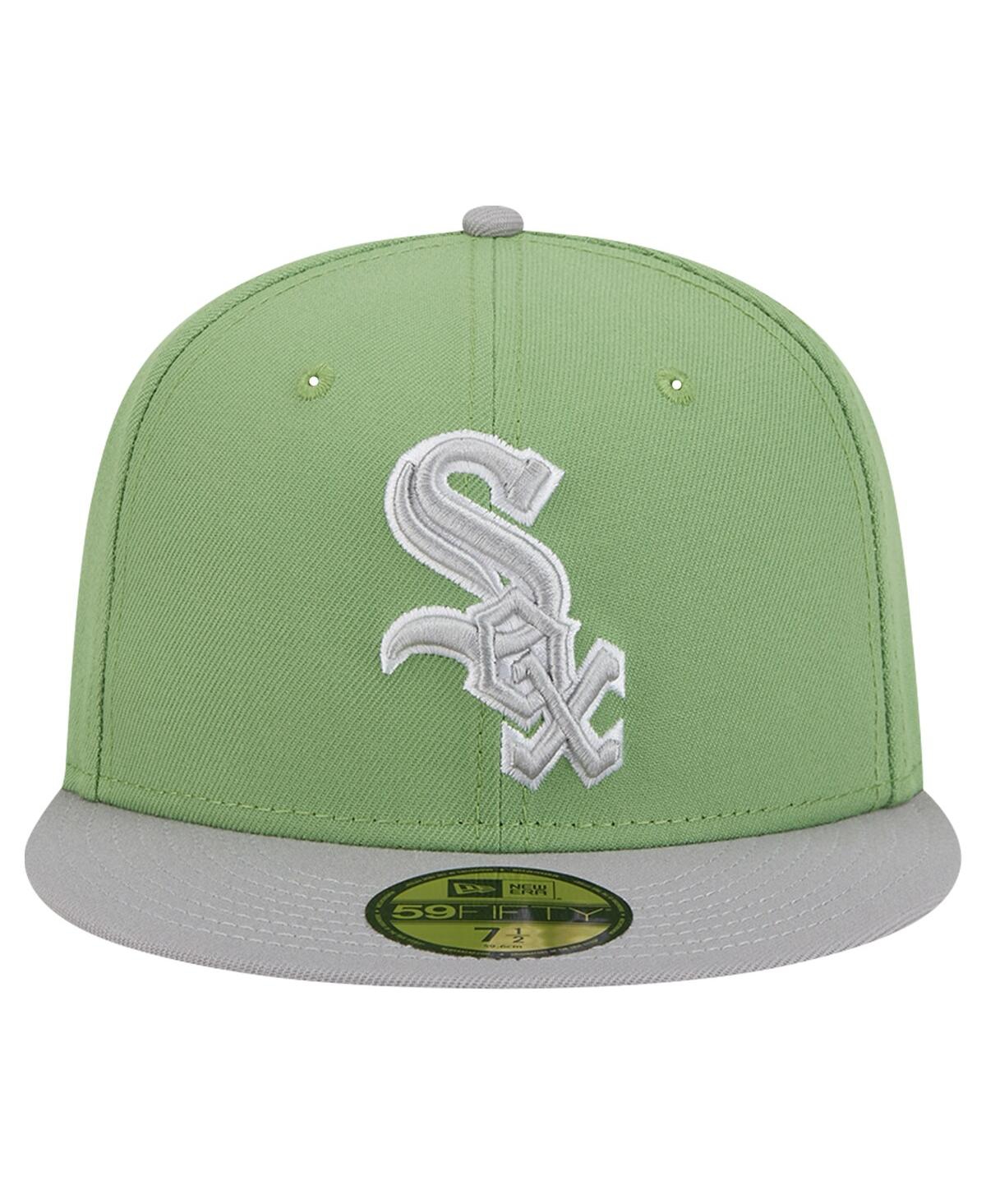 New Era Men'sGray Chicago White Sox Two-Tone Color Pack 59FIFTY Fitted Hat - Green, Gray