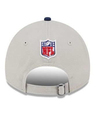 Women's Stone/Navy Dallas Cowboys 2024 NFL Sideline Historic 9TWENTY Adjustable Hat