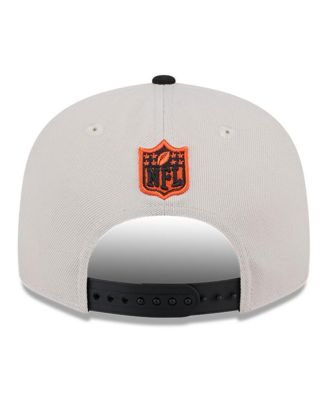 Men's Stone/Black Cincinnati Bengals 2024 Sideline Historic 9FIFTY Snapback Hat