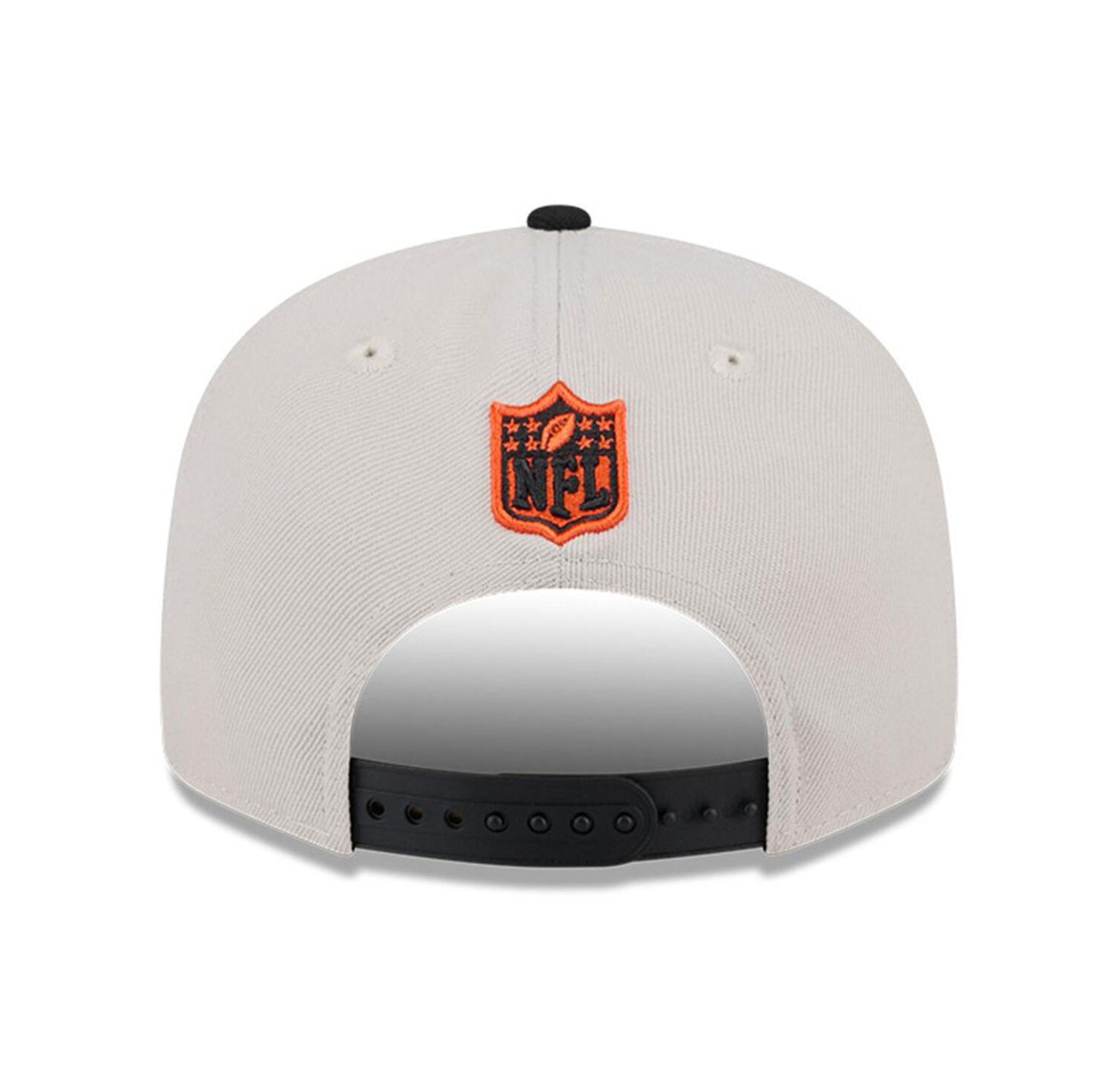 Men's Stone/Black Cincinnati Bengals 2024 Sideline Historic 9FIFTY Snapback Hat