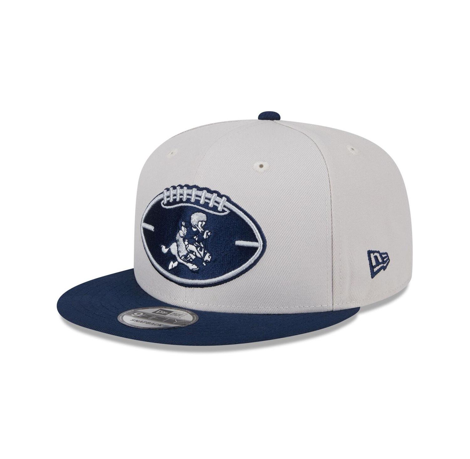 Men's Stone/Navy Dallas Cowboys 2024 Sideline Historic 9FIFTY Snapback Hat