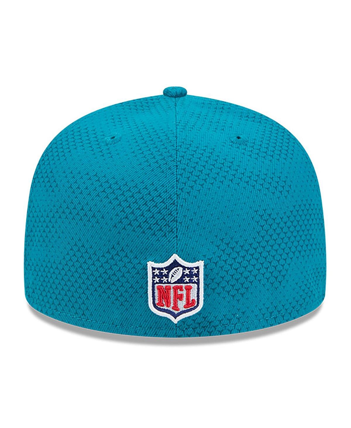 New Era Men'sJacksonville Jaguars 2024 Sideline 59FIFTY Fitted Hat - Teal
