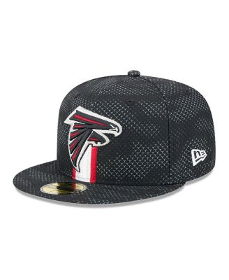Men's Black Atlanta Falcons 2024 Sideline 59FIFTY Fitted Hat