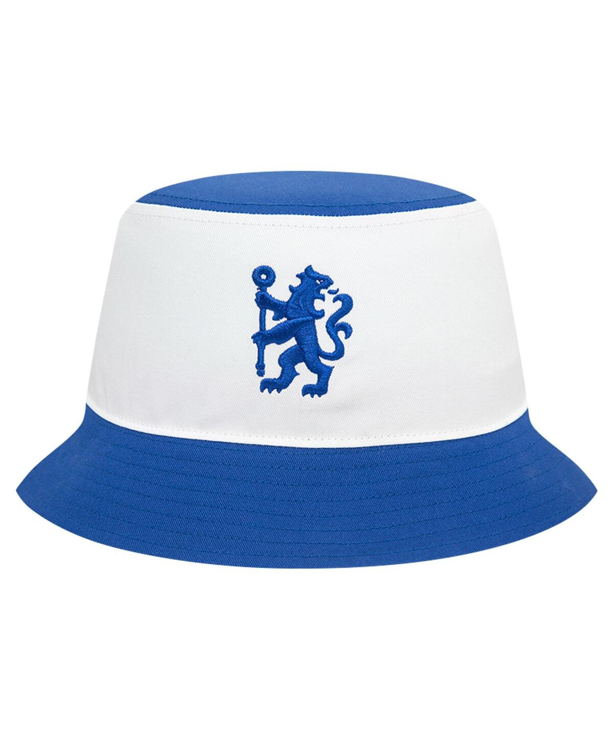 NEW ERA MEN'S BLUE CHELSEA COLOR BLOCK BUCKET HAT 