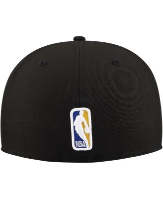 Men's Black Phoenix Suns Blackout Shadow Logo 59FIFTY Fitted Hat
