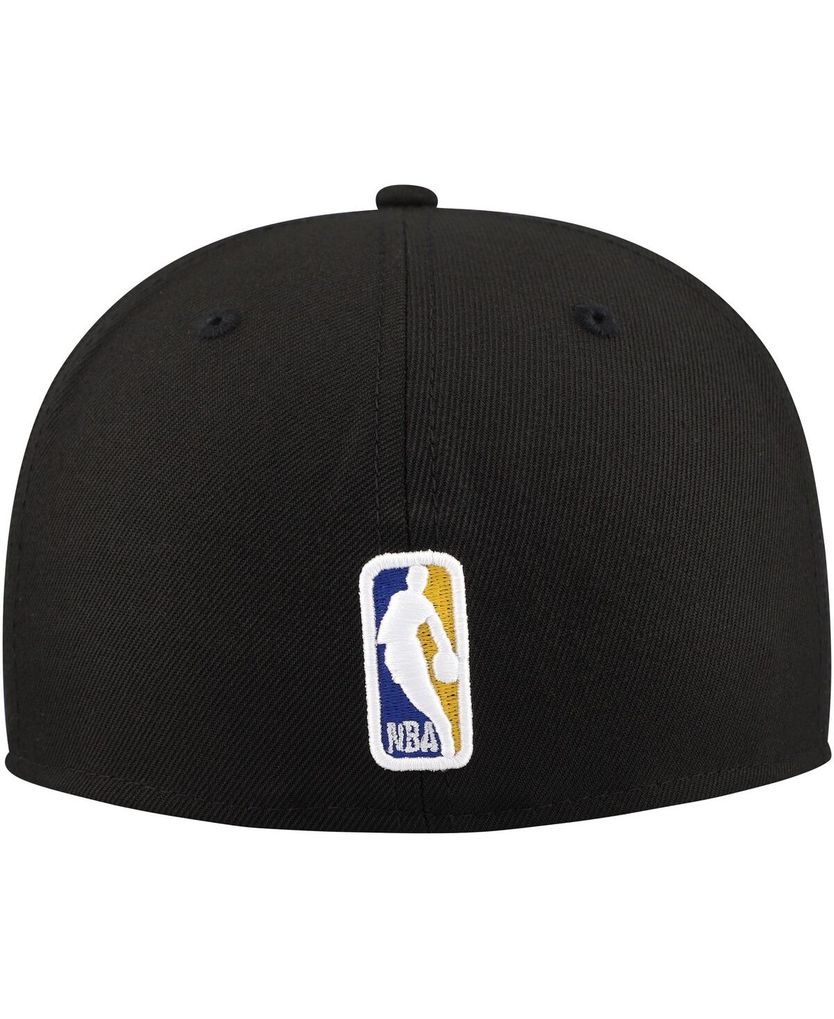 New Era Men'sPhoenix Suns Blackout Shadow Logo 59FIFTY Fitted Hat - Black