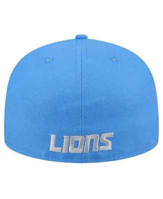 Men's Blue Detroit Lions Omaha 59FIFTY Fitted Hat