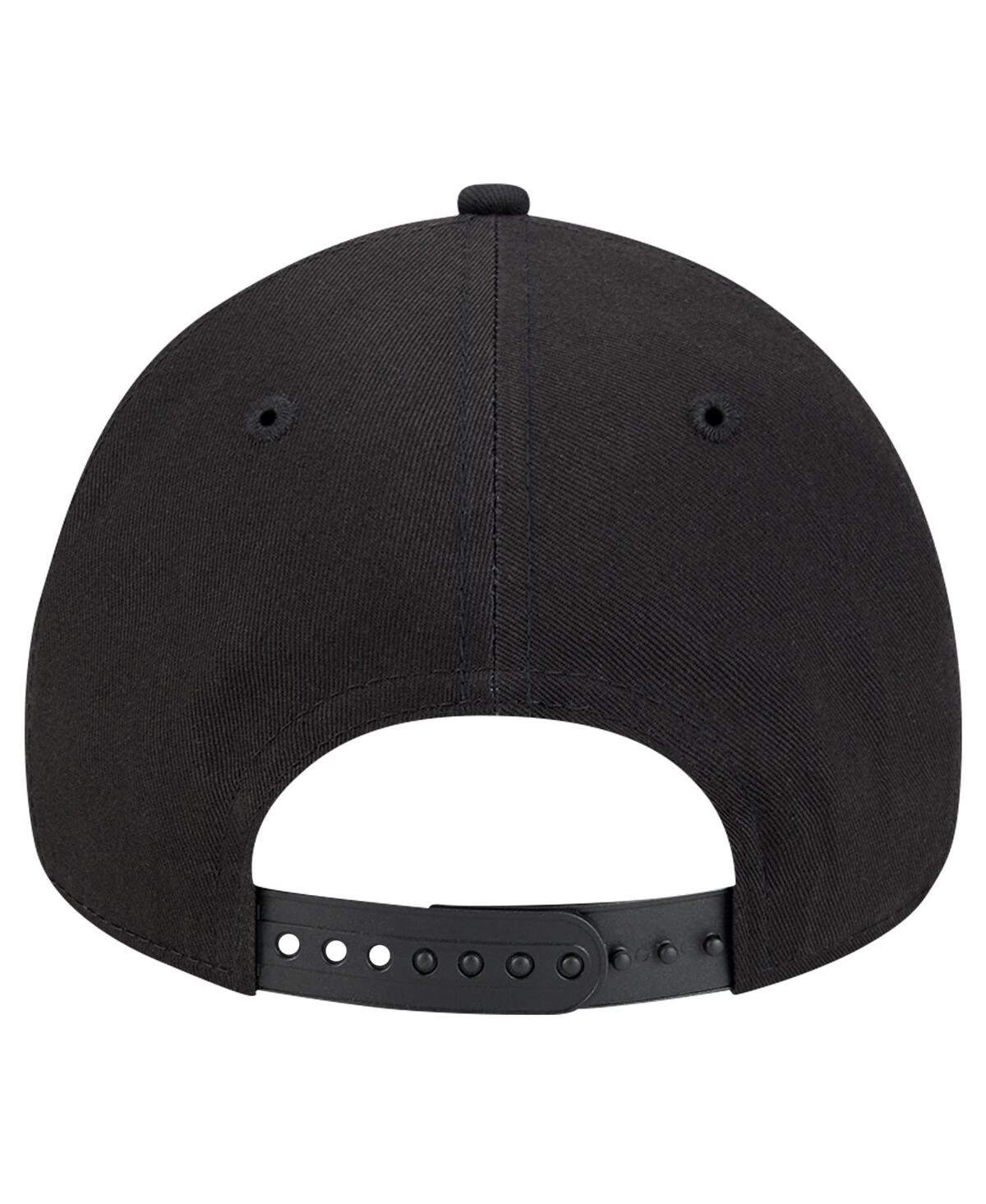 New Era Men's Black Pittsburgh Pirates Tonal Pop 9forty A-frame Adjustable Hat In Black