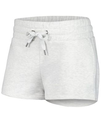 Women's Ash Iowa State Cyclones Team Effort Pullover Sweatshirt Shorts Sleep Set