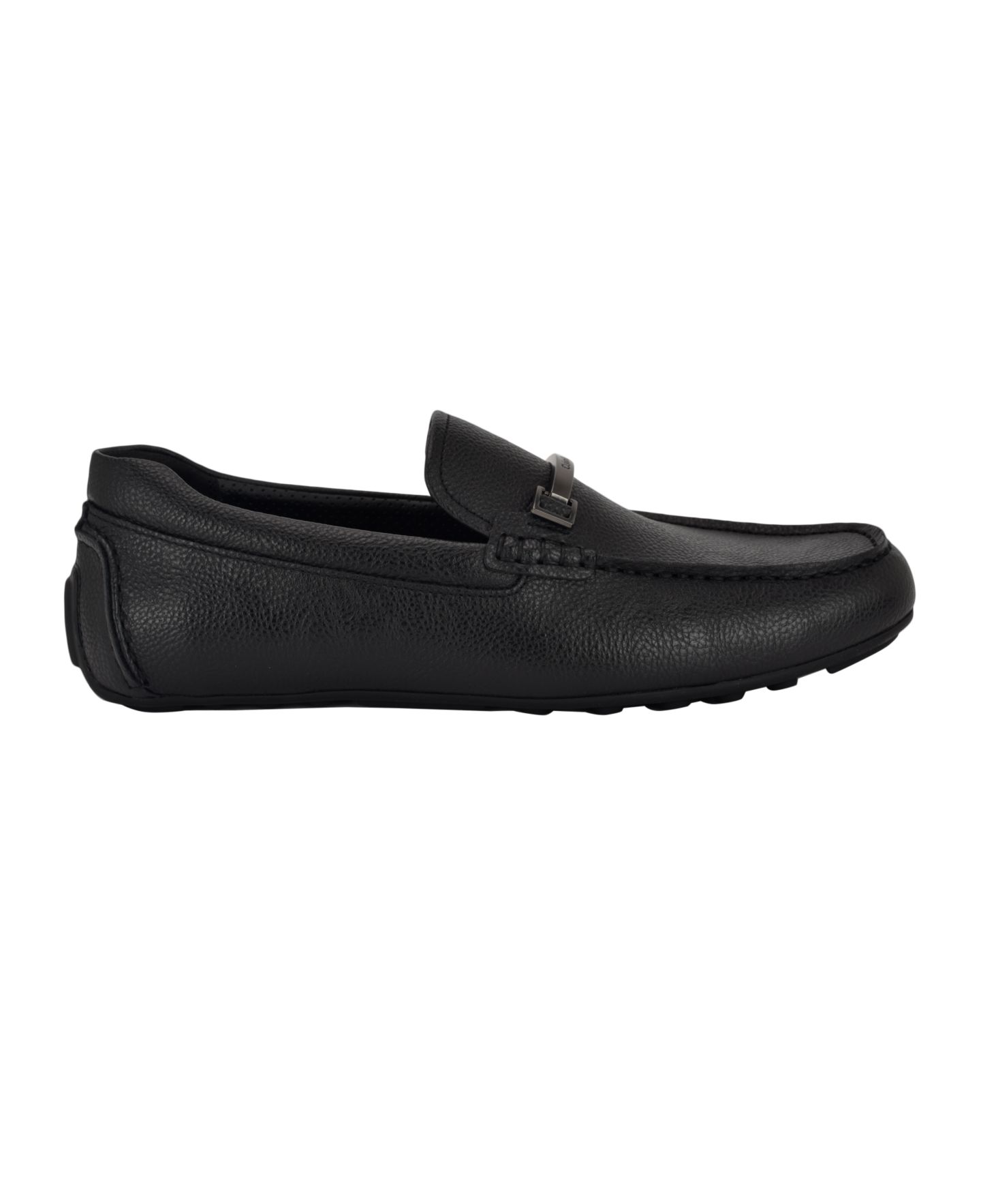 Мужские туфли Calvin Klein Otilis Casual Slip-On, цвет: Чёрный кожаный — фото 2