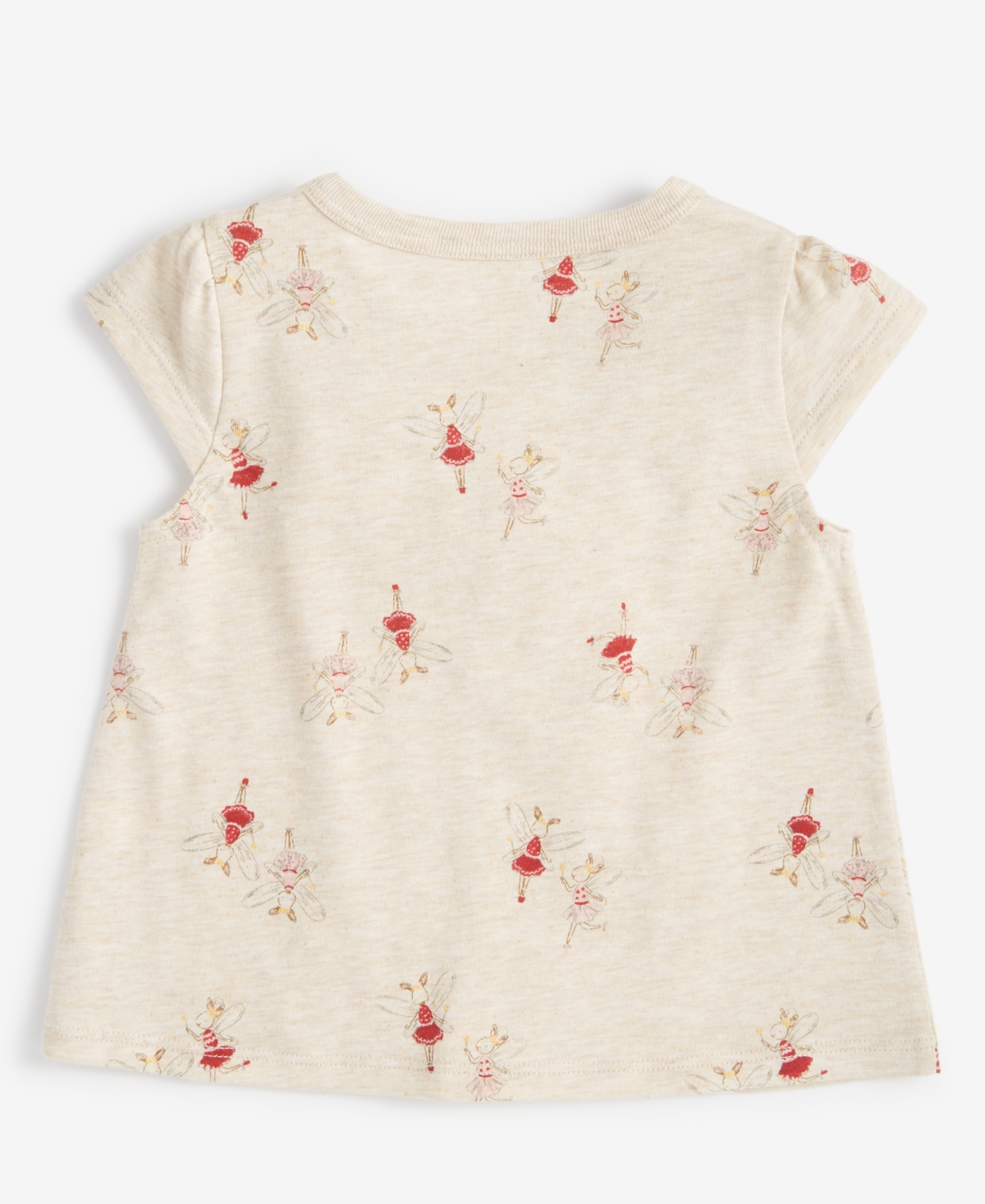 First Impressions Baby Girls Ruffled Fairy-Print Short-Sleeve T-Shirt, Created for Macy's