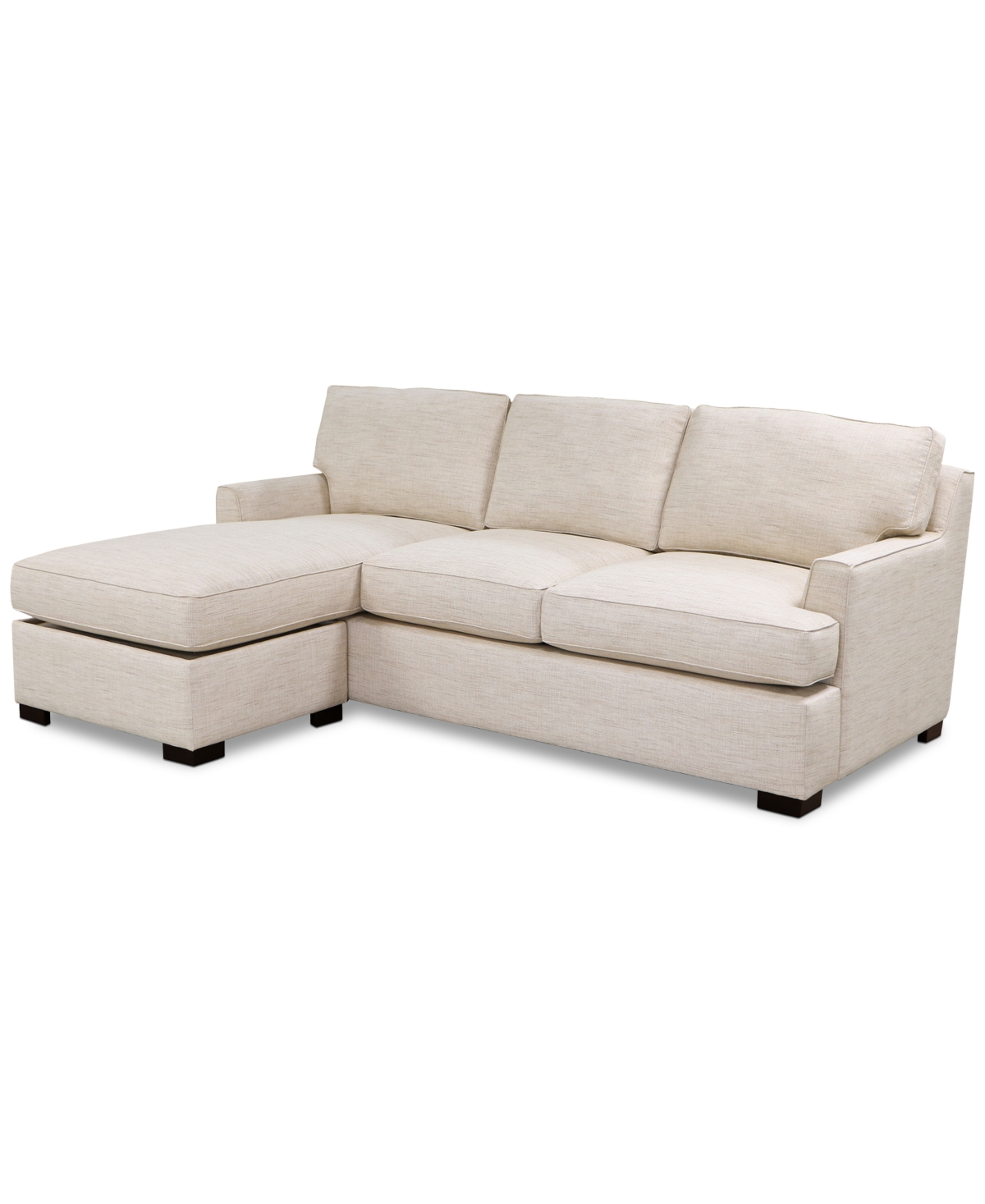 Macy's Kaelie 2-pc. Reversible Sofa Chase In Camel