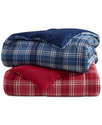 Home Design Lightweight Reversible Down Alternative Microfiber Comforter, Exclusively at Macy’s