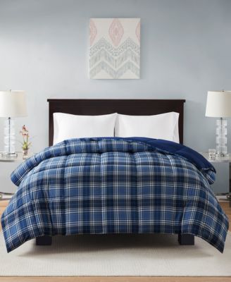 Lightweight Reversible Down Alternative Microfiber Comforter, Full/Queen, Exclusively at Macy’s