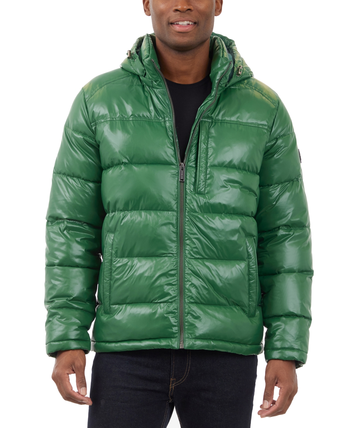 Michael Kors Men's Shine Puffer Jacket In Moss Green