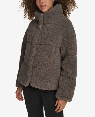 Women's Short Sherpa Teddy Jacket