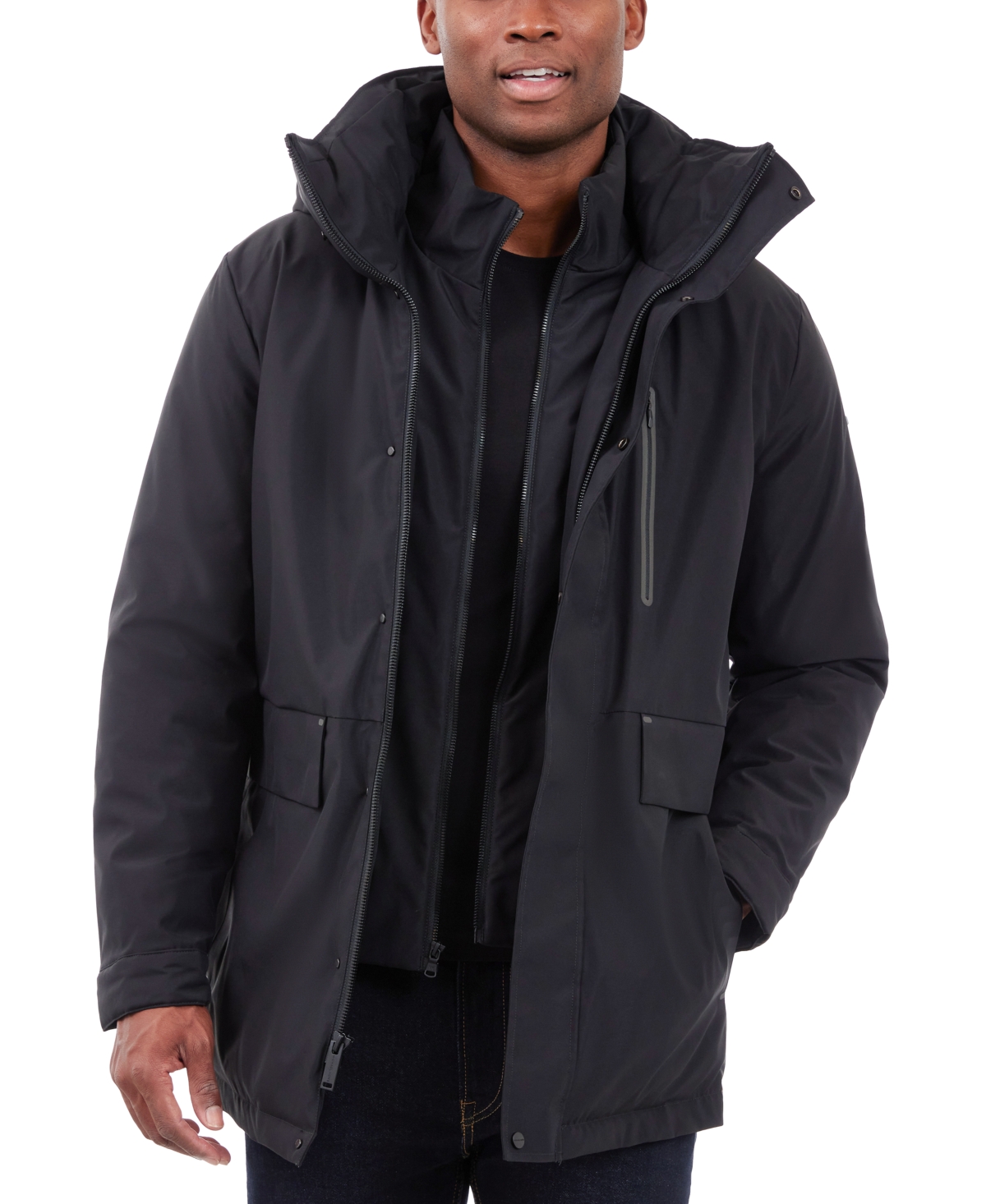 Michael Kors Men's Heavyweight Hooded Park Jacket