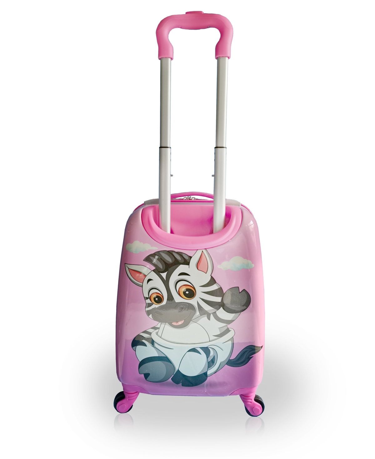 Tucci 18" Luggage Carry On Suitcase Kids Travel Suitcase In Lil Zebra