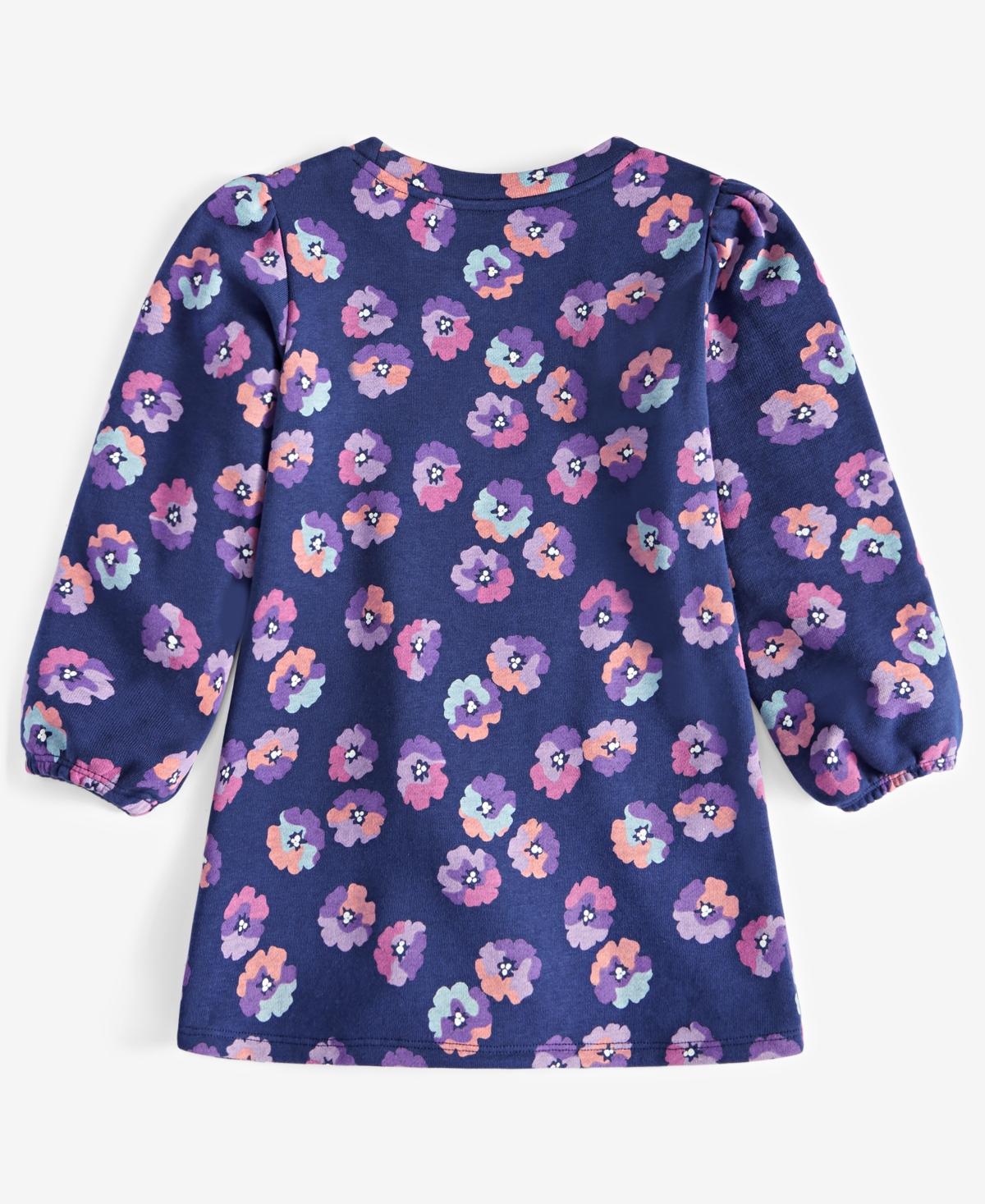 Epic Threads Toddler Girls Dreamy Floral-print Knit Dress, Exclusively At Macy's In Medieval B