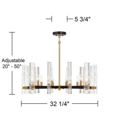 Daphne Chandelier Ceiling Light with 12-Light Mid Century Modern Fixture for Dining Room Over Table