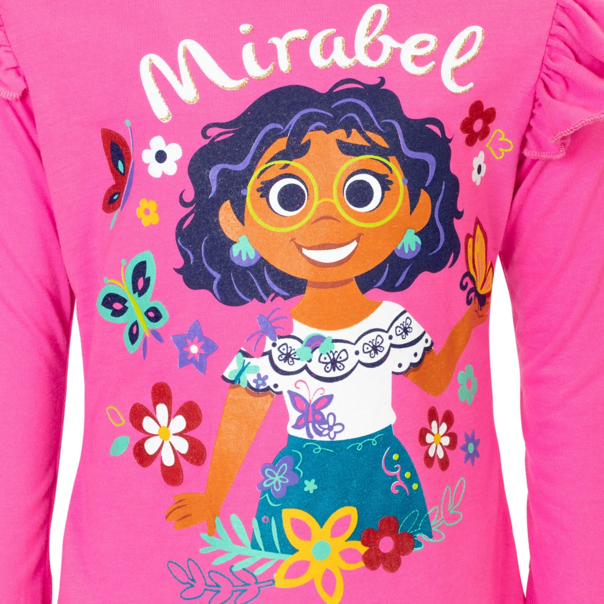 Encanto Girls Mirabel T-Shirt and Leggings Outfit Set