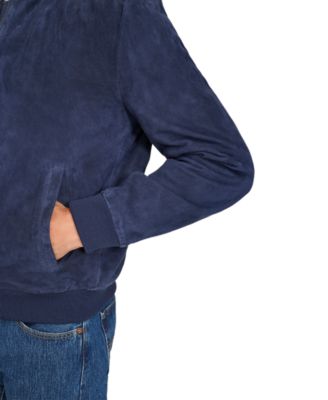 Men's Suede Varsity Jacket 