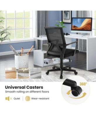 Ergonomic Desk Chair with Lumbar Support and Rocking Function