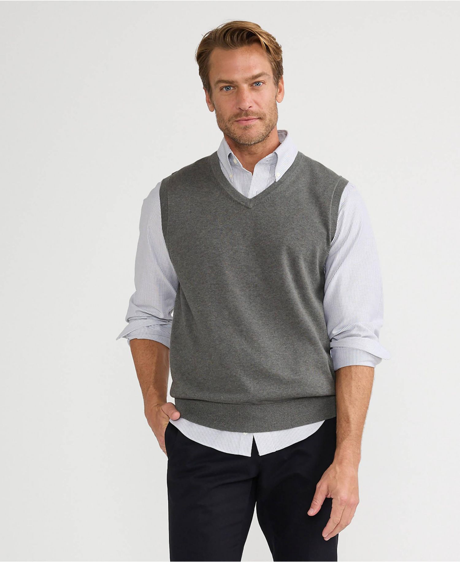 Men's Fine Gauge Cotton Vest