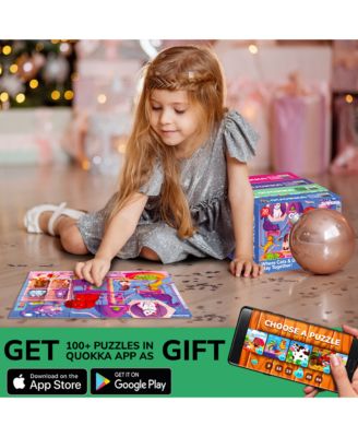 4 x 30 Pieces Jigsaw Puzzles for Toddlers 3-5 - Dinosaur, Animals, Meadow Girls