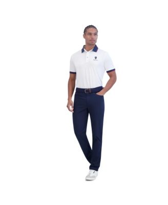 Men's Checker Rib Tech Pique Sports Fit Polo Shirt